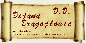 Dijana Dragojlović vizit kartica